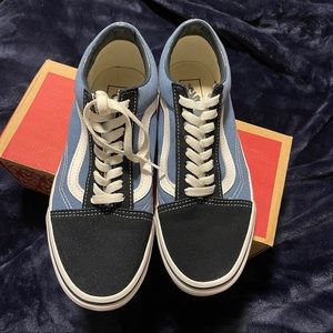 old skool blue vans